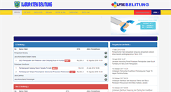 Desktop Screenshot of lpse.belitungkab.go.id